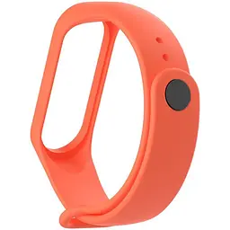 Ремінець Uwatch Replacement Silicone Band For Xiaomi Mi Band 3/4 Orange - мініатюра 3