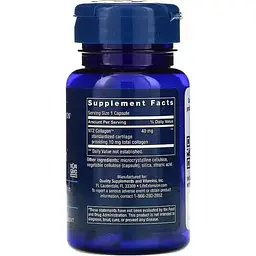 Колаген неденатурованого II типу Life Extension NT2 Collagen 40 мг 60 міні капсул - мініатюра 2