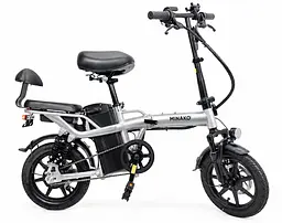 Електровелосипед Minako Mini 14 (1000W, 24Ah) складаний, з пасажирським сидінням - мініатюра 2