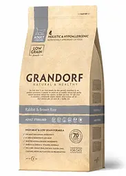 Сухий корм Grandorf Rabbit & Brown Rice Adult Sterilized для стерилізованих котів кролик з рисом 400 г (5404009501400)