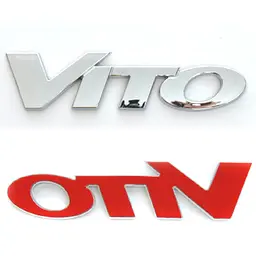 Емблема буквене позначення Vito скотч 155 x 38 мм 2004-2014 wiwo 639 817 1314