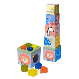 Іграшка-сортер Taf Toys Саванна Кубики Африка (12725) - мініатюра 2