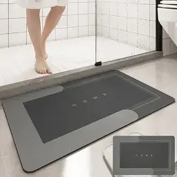 Килимок у ванну вологовбираючий суперпоглинаючий нековзний Bath Mat Super Absorbent (40х60см) - мініатюра 2