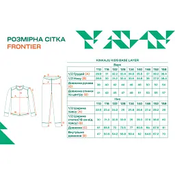 Термобілизна Frontier Kinkaju Fun Merino Kids 140 cm Multicolor - мініатюра 8