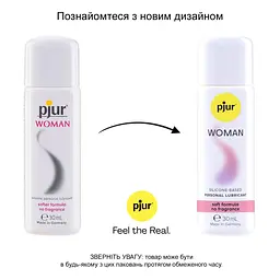 Лубрикант на силіконовій основі pjur Woman 30 мл, без ароматизаторів та консервантів, спеціально для неї - мініатюра 3