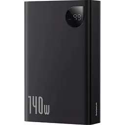 Батарея універсальна Baseus Adaman Metal Digital Display 24000mAh 140W, Black (P10021508113-00) (P10021507112-02 / P10021508113-00) - мініатюра 1