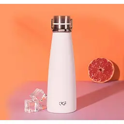 Термос-термопляшка Xiaomi KKF Vacuum Bottle 475 мл без дисплея біла - мініатюра 3