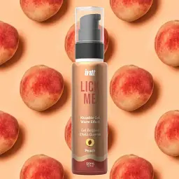 Лубрикант оральний Intt Lick Me Kissable Gel персик 50 мл - мініатюра 3
