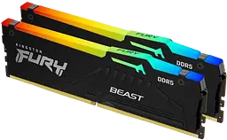Оперативна пам'ять Kingston Fury 64GB (2x32GB) DDR5 5200MHz Beast RGB EXPO (KF552C36BBEAK2-64)