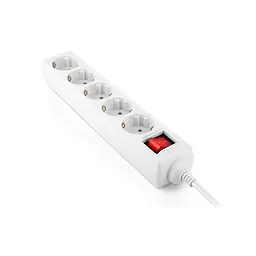 Мережевий фільтр живлення REAL-EL RS-Protect M 1.8m, white (EL122300025) - мініатюра 9