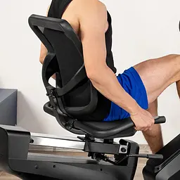 Горизонтальний велотренажер Gymtek XBR6000 електромагнітний синій - мініатюра 16