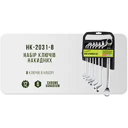 Набір ключів накидних Alloid 22х6 мм 8 предметів (НК-2031-8) - мініатюра 2