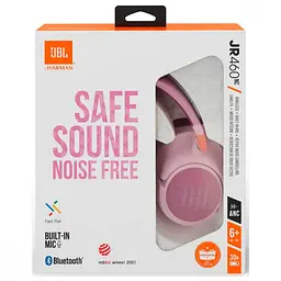Навушники з мікрофоном JBL JR460NC Pink (JBLJR460NCPIK) - мініатюра 4