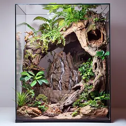 Декорація фонтан Terrario Volcano Fountain 22x23x21см (232321) - мініатюра 4
