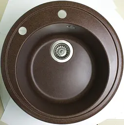 Кухонна мийка Adamant Sun Ø510x200 mokko 000000577, Коричневий - мініатюра 3