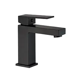 Змішувач для раковини VBI Loreno black низький VBI-050200BL, Чорний матовий