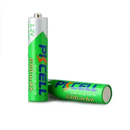 Акумулятор AAA 600mAh, 1.2V Ni-MH, RTU rechargeable battery, PKCELL, 4pcs/card - мініатюра 2