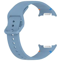 Силіконовий ремінець на смарт годинник Samsung Galaxy Watch 8 40mm/8 Classic 46mm/8 44mm, Silicone, light blue, зі зручною застібкою, на фітнес браслет, ArmorStandart (ARM86873) - мініатюра 3