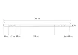 Лінійний світильник MJ-Light RAIL 40W 4000K BK 14001 - мініатюра 2
