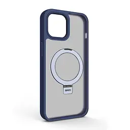 Чехол для Apple iPhone 15 Plus, Unit Stand, синий, MagSafe, противоударный защитный чехол-панель с подставкой, поддержкой магнитных держателей и беспроводной зарядки, защита всего корпуса, силикон + поликарбонат, ArmorStandart (ARM70574)