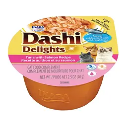 Ласощі Inaba Dashi Delights для котів тунець з лососем 70 г