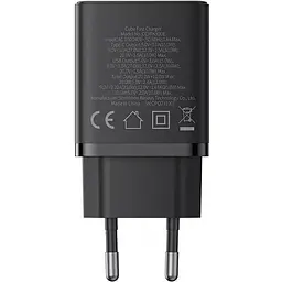 Мережевий зарядний пристрій Baseus Cube 30W USB-A + USB-C Cluster Black (P10111404113-00) [146304] - мініатюра 3