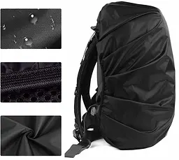 Чохол-дощовик для рюкзака Raincover до 30L Nela-Style 45х35х20 см 000273383 - мініатюра 5