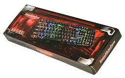 Ігрова провідна клавіатура з LED підсвічуванням Landslides KR-6300 USB - мініатюра 3