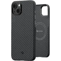 Чохол-накладка Pitaka MagEZ Case 3 Twill 1500D Black/Grey для iPhone 14 Plus