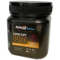 Вітаміни AnimAll VetLine Omega PRO для середніх порід собак 1 г × 200 табл