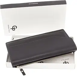 Чоловічий шкіряний портмоне GRANDE PELLE 20х11х2 см acs0024447 - мініатюра 7