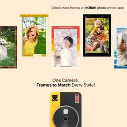 Фотокамера моментального друку Kodak Mini Shot 2 Retro Yellow (C210RY) [169208] - мініатюра 12