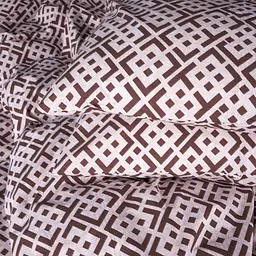 Простирадло MirSon Abstract Brown бязь 110 x 160 см (2200013165057) - мініатюра 3