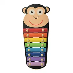 Дитяча іграшка Ксилофон дерев'яний (Мавпа) Vi Vi Wood Toy 35х15,5х4 см igr0001485