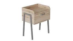 Тумба модульна Ferrum-decor Бетті 540x450x320 метал Сірий ДСП Дуб Сан-Марино 16 мм (FRD-102998) - мініатюра 4