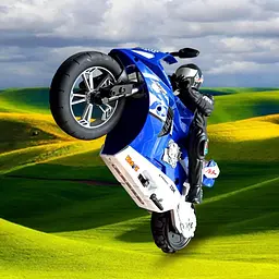 Мотоцикл на радіокеруванні Motorcycle Stunt Drift six-axis Gyroscope Blue - мініатюра 6