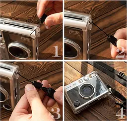 Чохол для фотоапарата Fujifilm Instax Mini EVO Прозорий - мініатюра 6