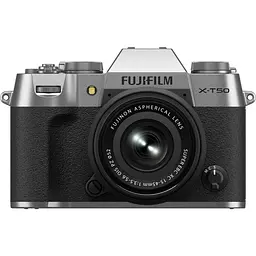 Бездзеркальний фотоапарат Fujifilm X-T50 Kit XC 15-45mm f/3.5-5.6 OIS PZ Silver (16828832) [172735]