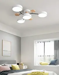 Світлодіодна LED люстра Linisoln Dim 9609/3+1WH - мініатюра 3