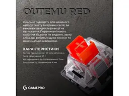 Клавіатура GamePro MK130 Outemu Red Hot-Swap Switch Black (MK130R) - мініатюра 9