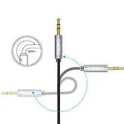 Кабель AUX - TRS Audio 3.5мм M/M 1,2м Choetech - мініатюра 4