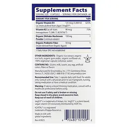 Вітамін D3 + Вітамін K2 Enzymedica Vitamin D3 + Vitamin K2 60 капсул - мініатюра 3