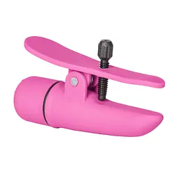 Затискачі на соски з вібрацією California Exotic Novelties, рожеві, 7 см - мініатюра 7