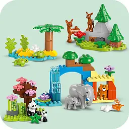 Конструктор LEGO DUPLO Town Сімейства диких тварин 3 в 1, 92 деталі (10446) - мініатюра 7