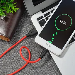 Кабель силіконовий hoco x21 plus usb — type-c для синхронізації та заряджання 2 метри - мініатюра 6