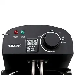 Електрична фритюрниця Haeger HG-5299 3.5 л (40543-R.5299_1297) - мініатюра 2