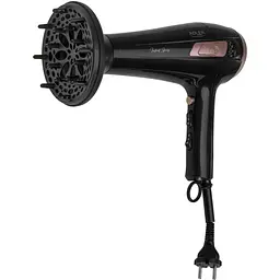 Фен Adler AD 2283 чорний 2400Вт/ 2 швидкості/ хол.обдув/ темп.режимів-3/ ахіст від перегріву - мініатюра 3