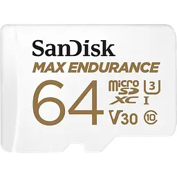 Карта пам'яті SanDisk microSDXC 64GB Endurance UHS-I Max U3 V30 + SD Adapter [SDSQQVR-064G-GN6IA] [91562] - мініатюра 3