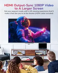 Портативний Blu-ray/DVD плеєр 17.6" з екраном 15.4", HDMI, Full HD, акумулятор 4000 мА·год - мініатюра 9
