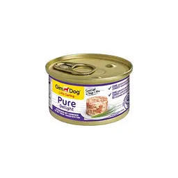Вологий корм GimDog LD Pure Delight для собак мініатюрних порід, з куркою та тунцем, 85 г (арт.513164/513027)